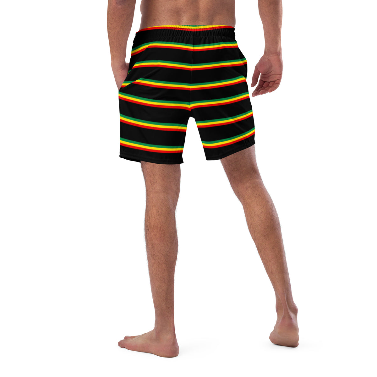 Jamaica Men's Swim Trunks – Rasta Stripes