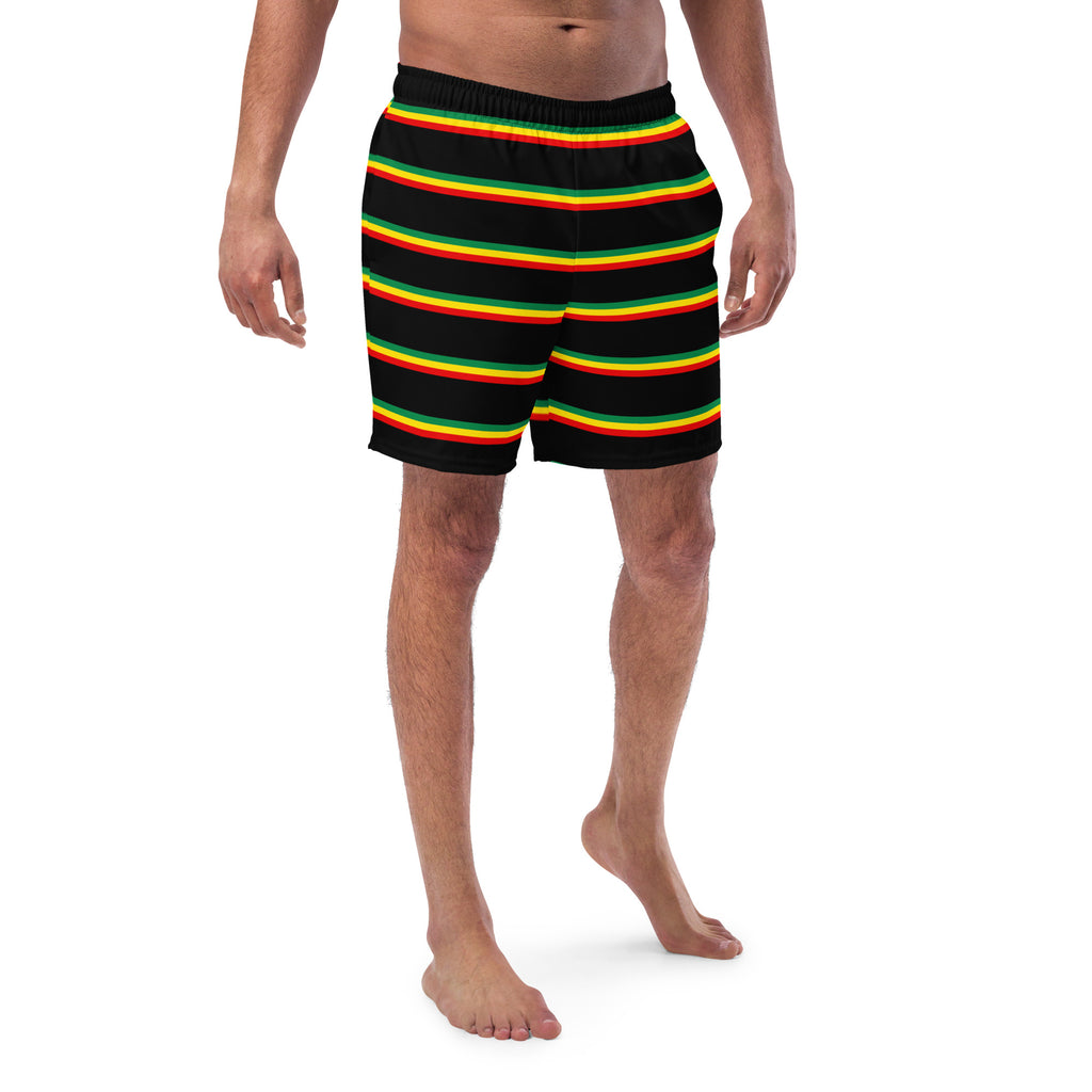 Jamaica Men's Swim Trunks – Rasta Stripes