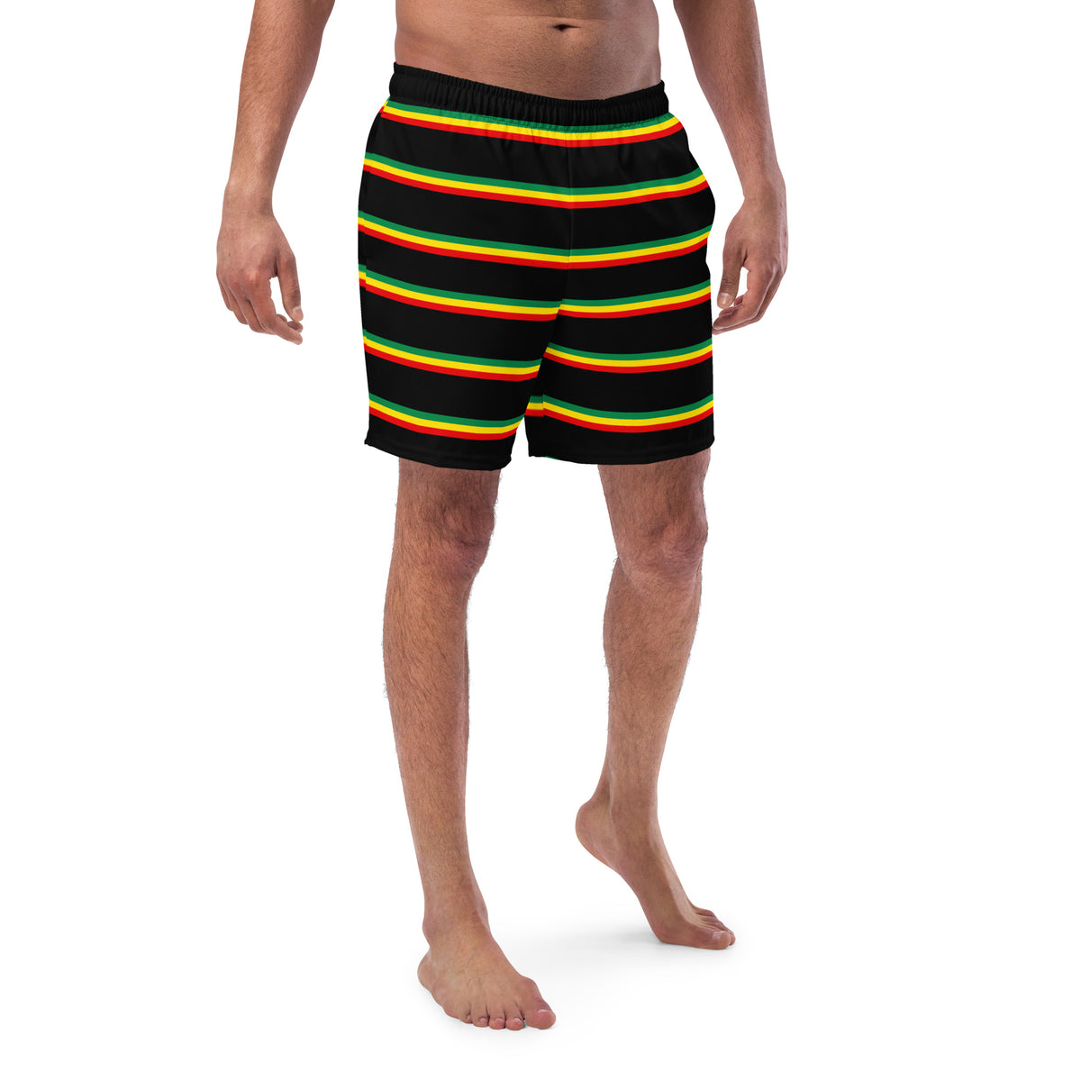 Jamaica Men's Swim Trunks – Rasta Stripes