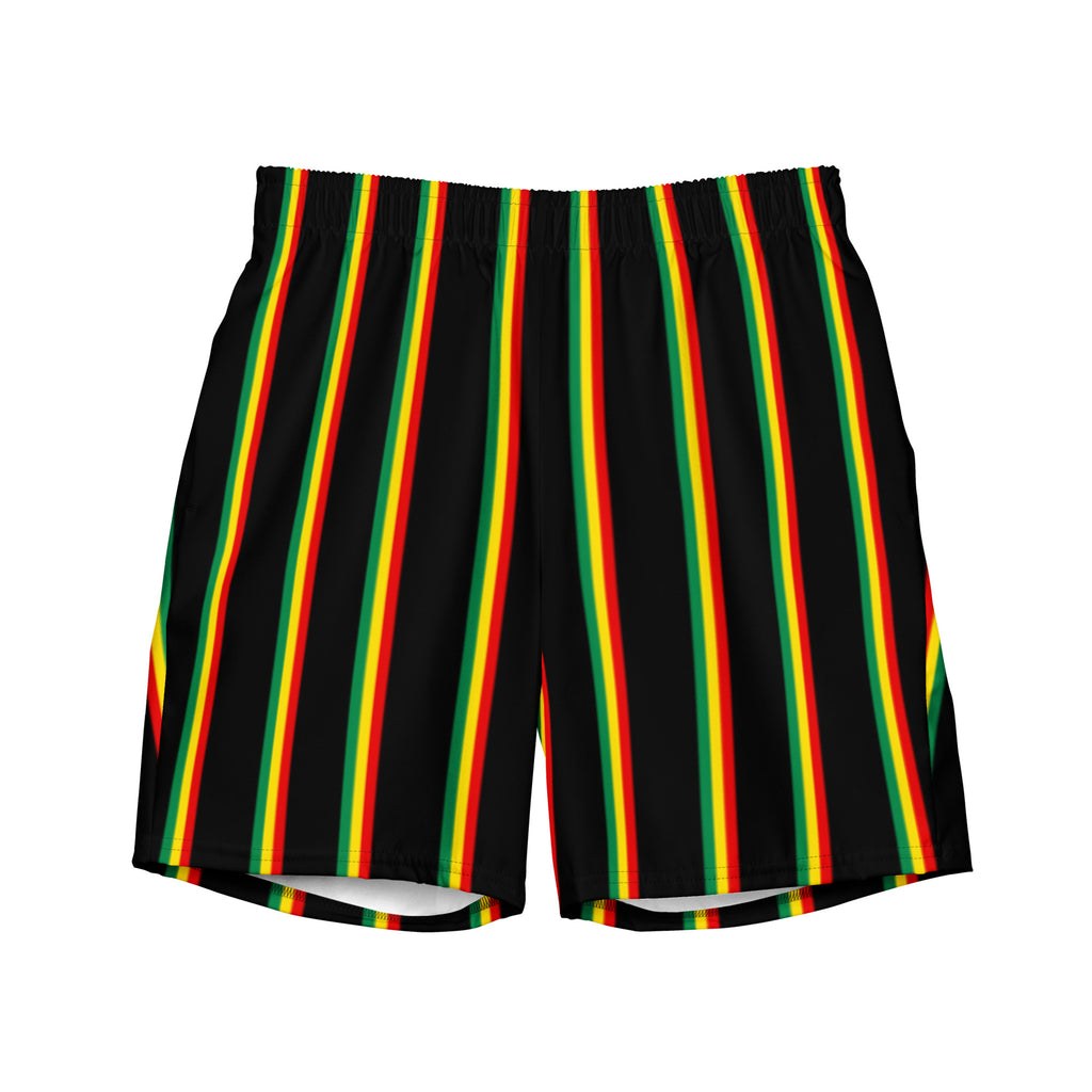 Jamaica Men's Swim Trunks – Rasta Pinstripe