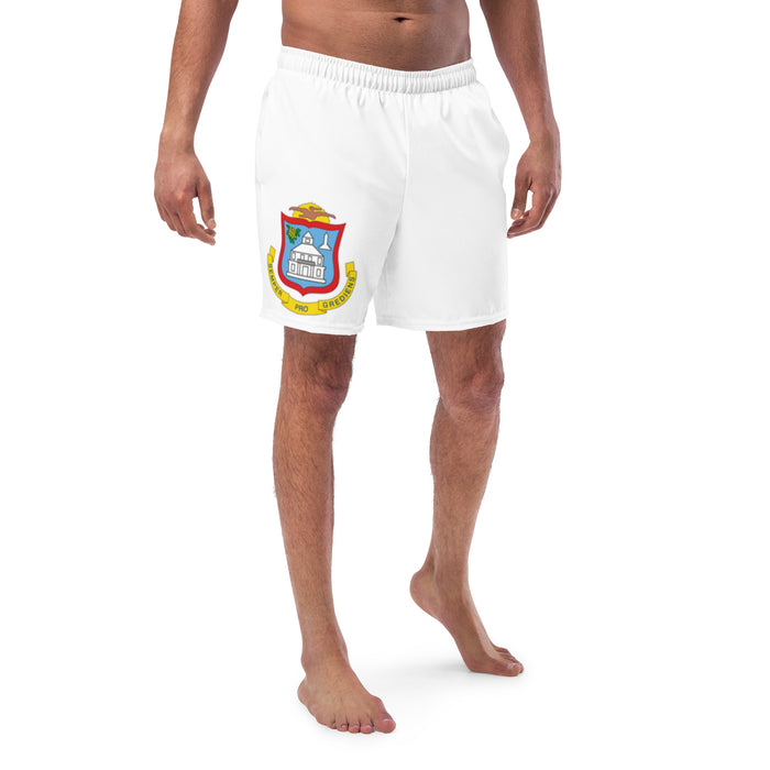 Sint Maarten Men's Swim Trunks – White Coat of Arms