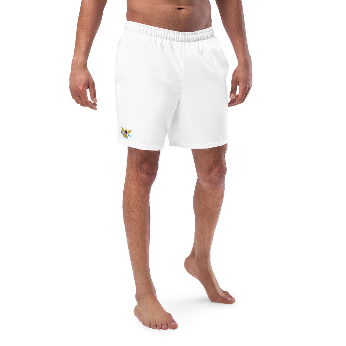 US Virgin Islands Men's Swim Trunks – White Crest