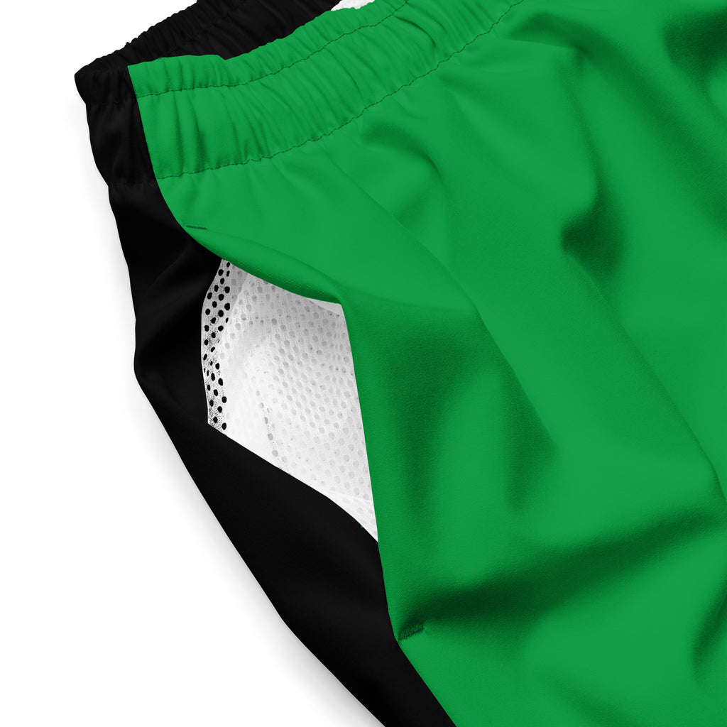 Jamaica Men's Swim Trunks – Green Flag Stripe