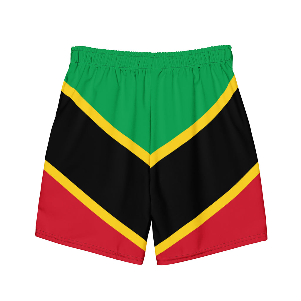 Saint Kitts and Nevis Men's Swim Trunks – Flag Sweep