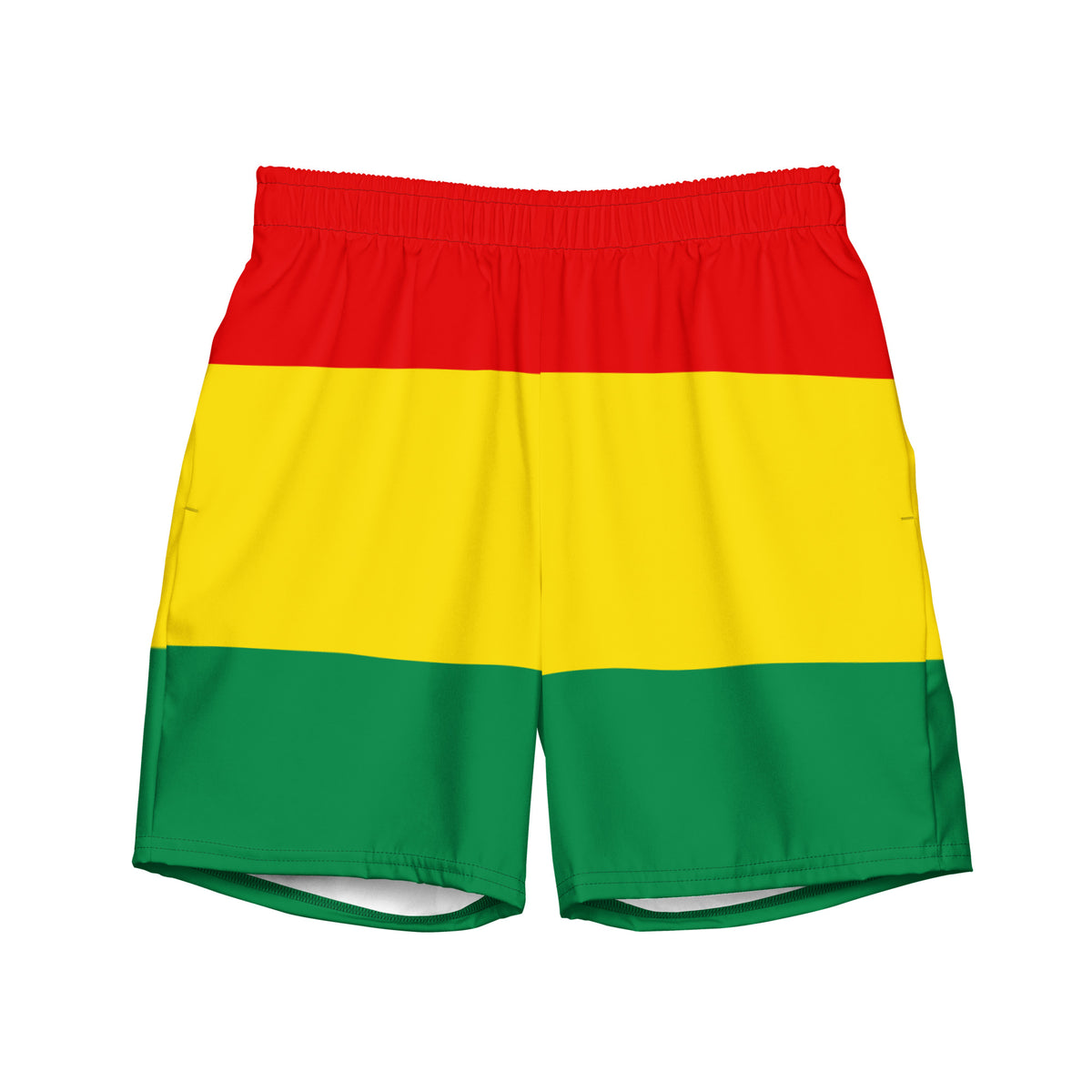 Jamaica Men's Swim Trunks – Rasta Color Block