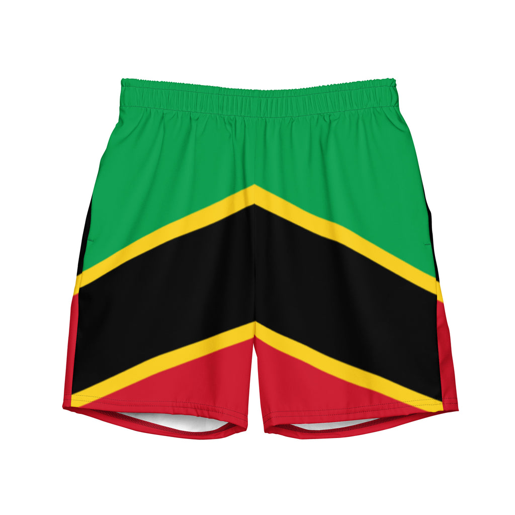 Saint Kitts and Nevis Men's Swim Trunks – Flag Sweep