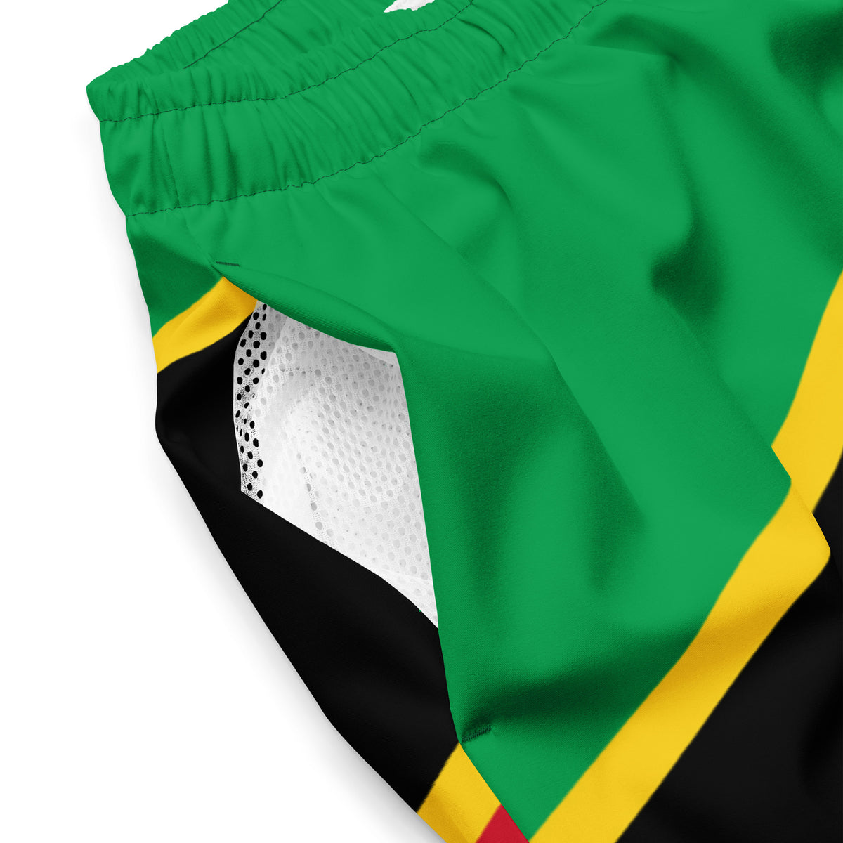 Saint Kitts and Nevis Men's Swim Trunks – Flag Sweep