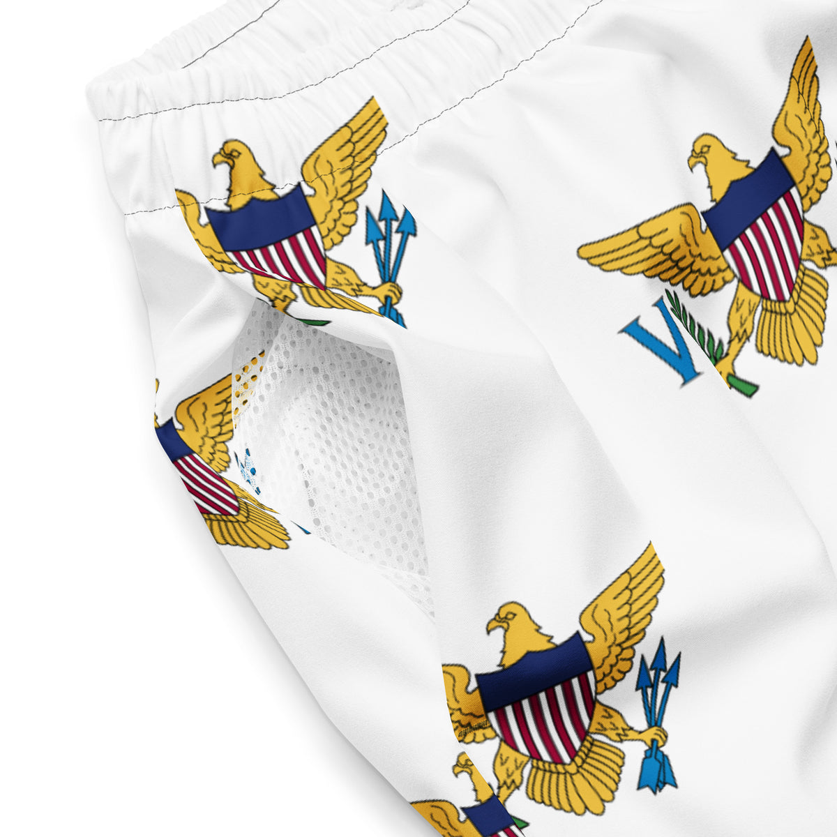 US Virgin Islands Men's Swim Trunks