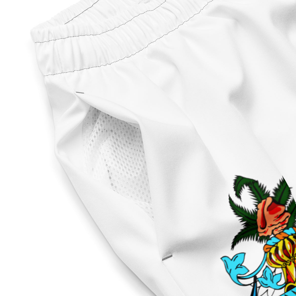 The Bahamas Men's Swim Trunks – White Coat of Arms