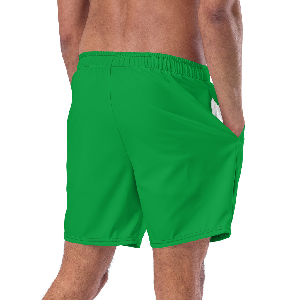 Jamaica Men's Swim Trunks – Solid Green
