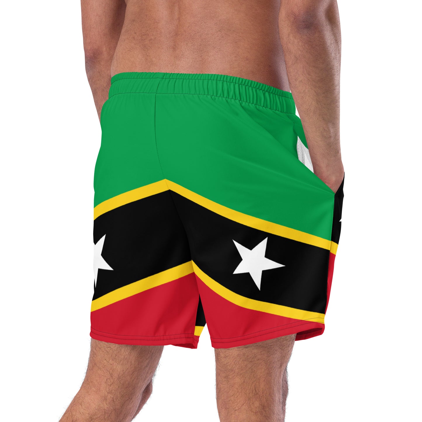 SAINT KITTS AND NEVIS MEN’S SWIM TRUNKS