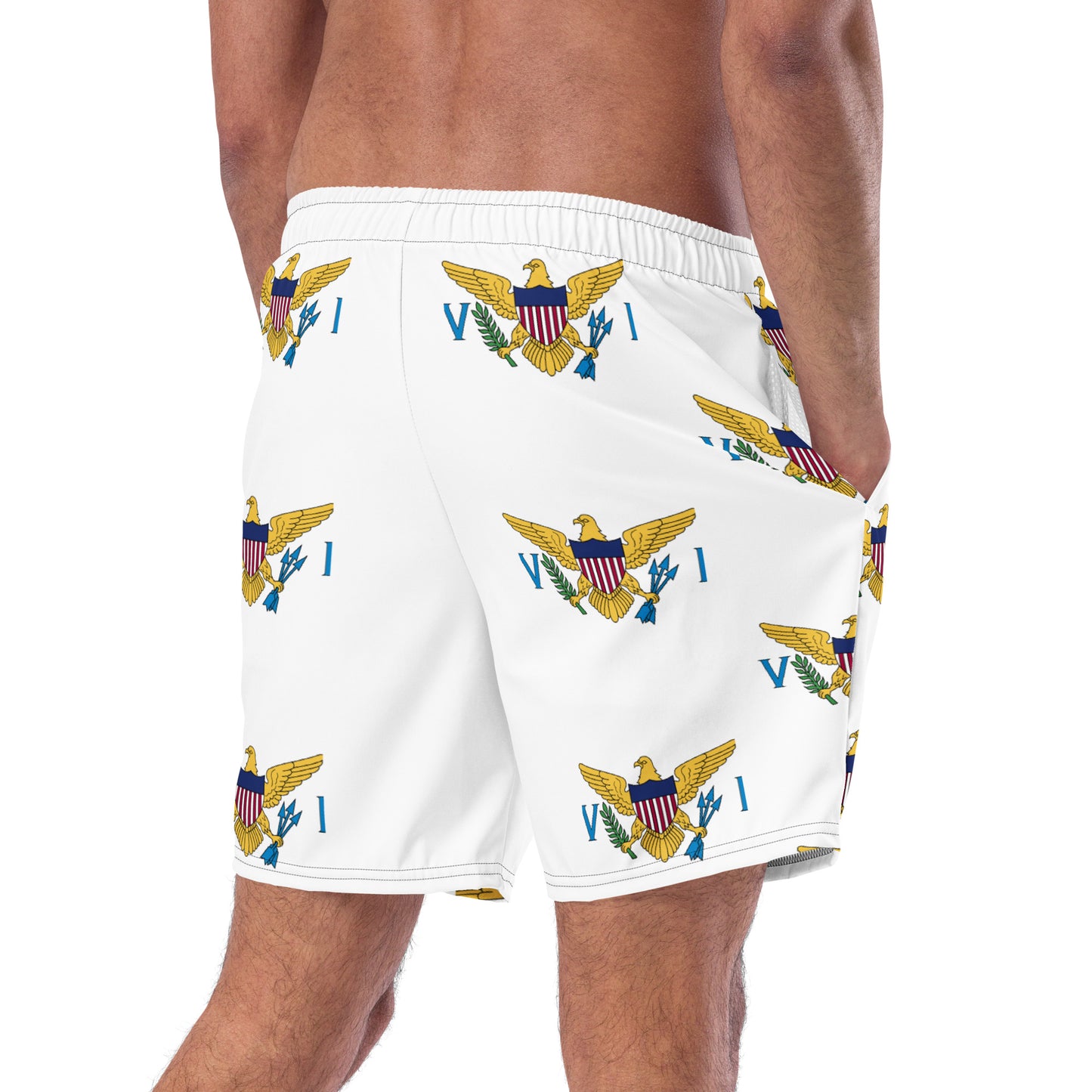 US VIRGIN ISLANDS MEN'S SWIM TRUNKS