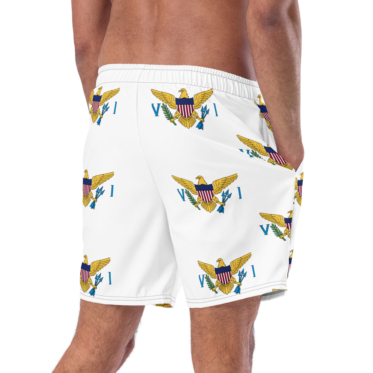 US Virgin Islands Men's Swim Trunks