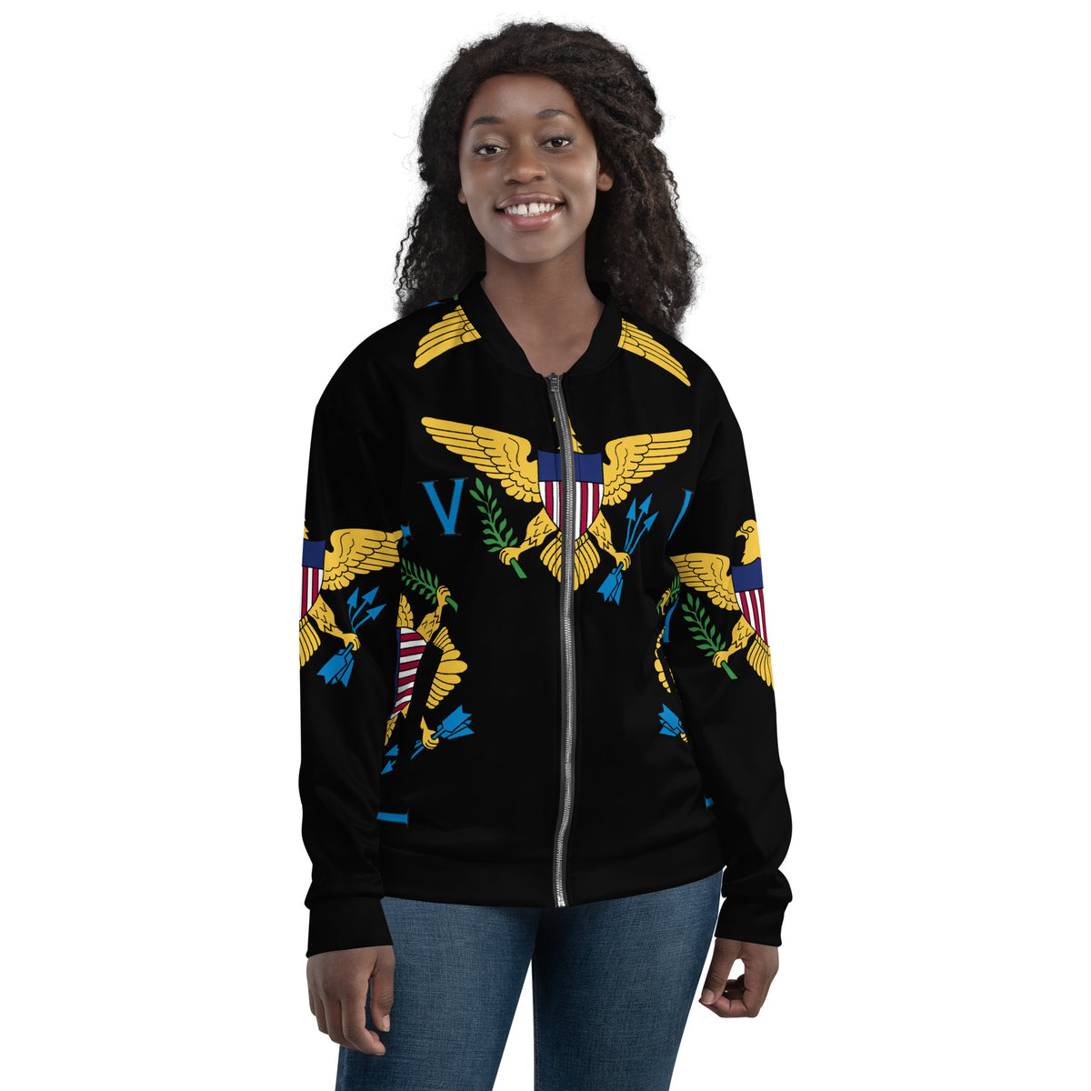 US Virgin Islands Unisex Bomber Jacket