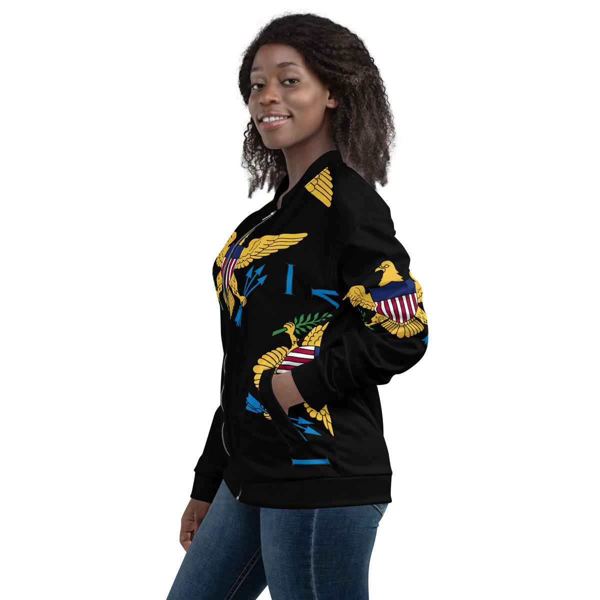 US Virgin Islands Unisex Bomber Jacket