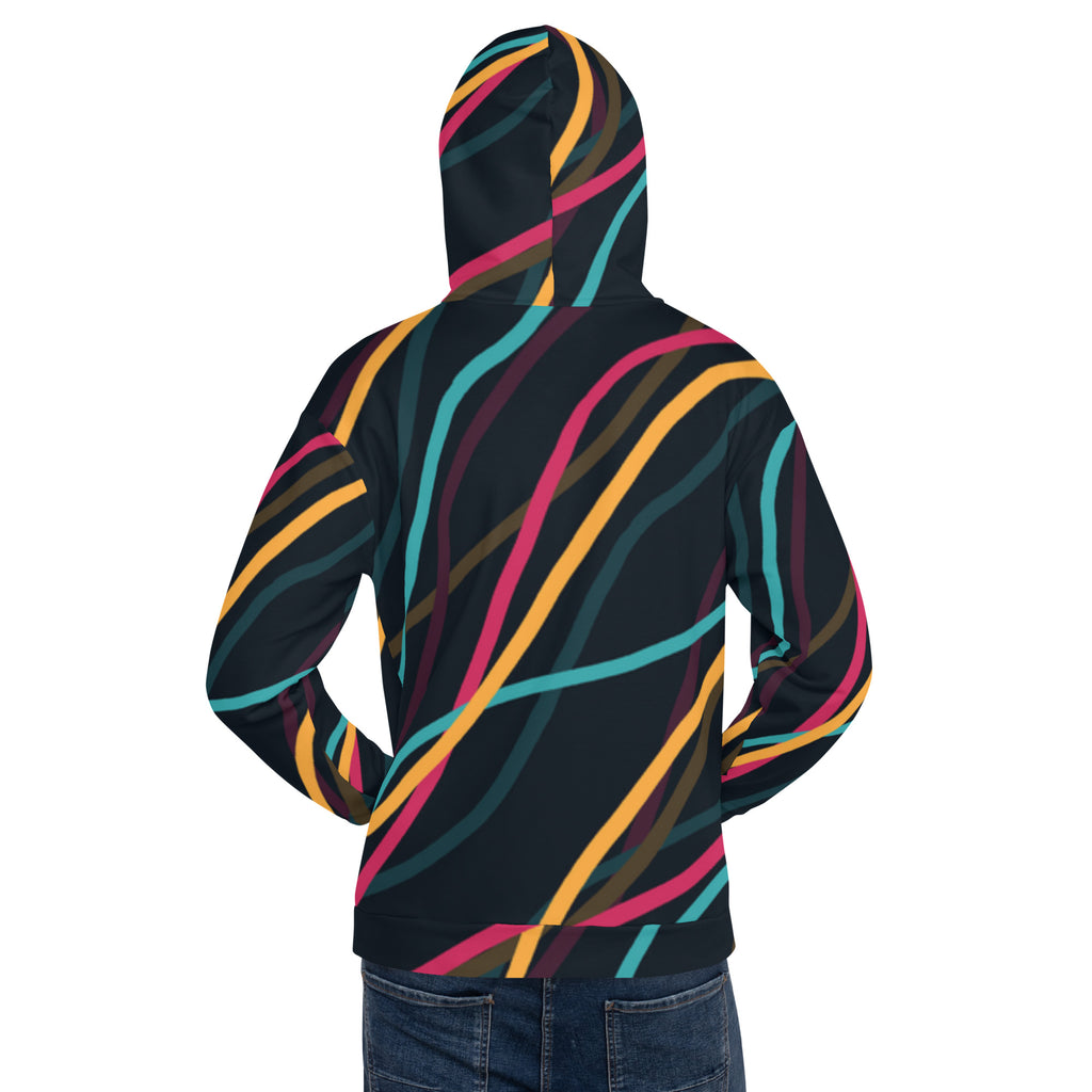 Inspire Unisex Hoodie – Neon Stripe