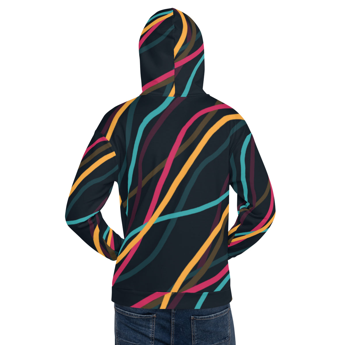 Inspire Unisex Hoodie – Neon Stripe