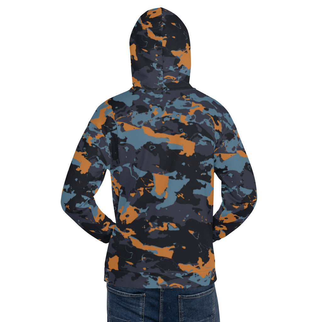 Inspire Unisex Hoodie – Blue Camo