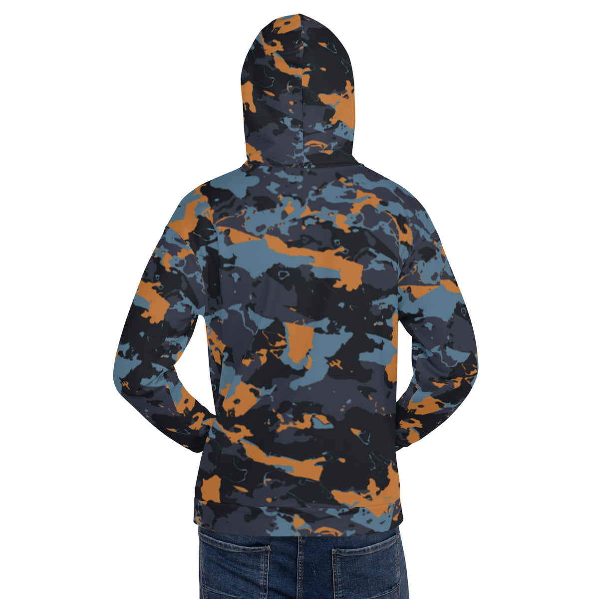 Inspire Unisex Hoodie – Blue Camo