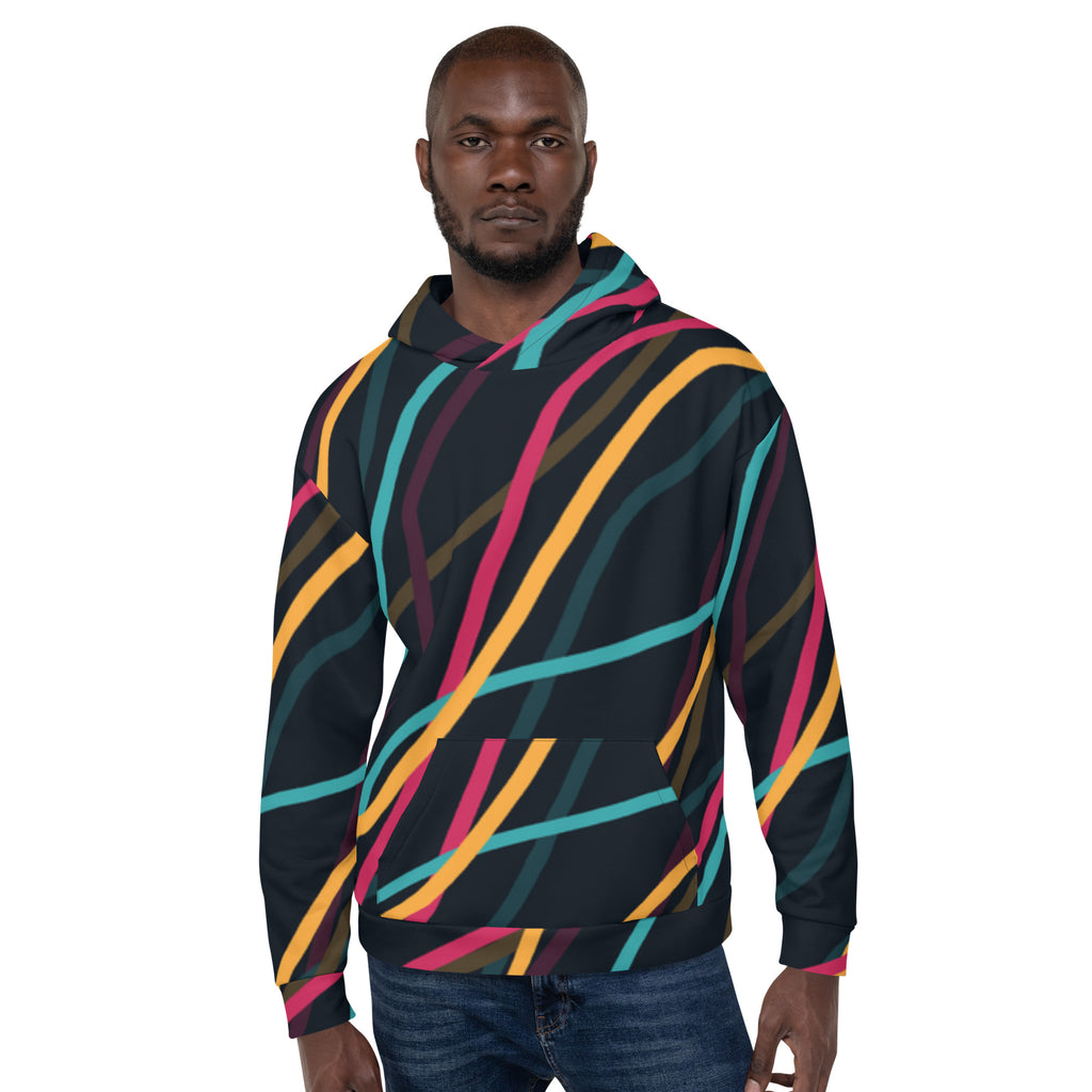 Inspire Unisex Hoodie – Neon Stripe