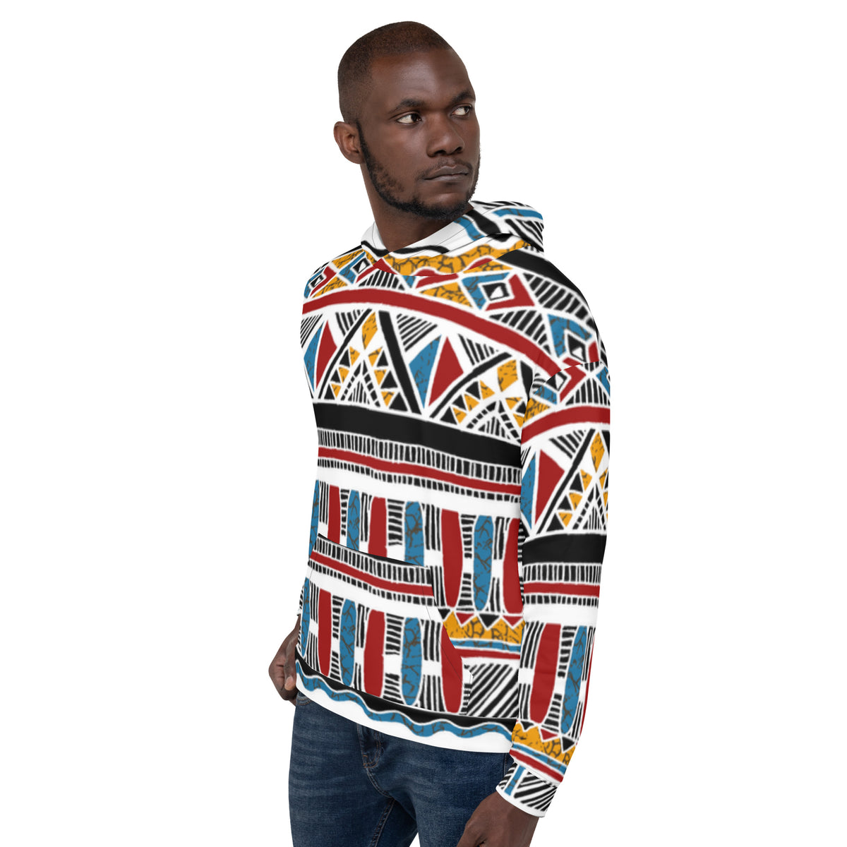 Inspire Unisex Hoodie – Tribal Print