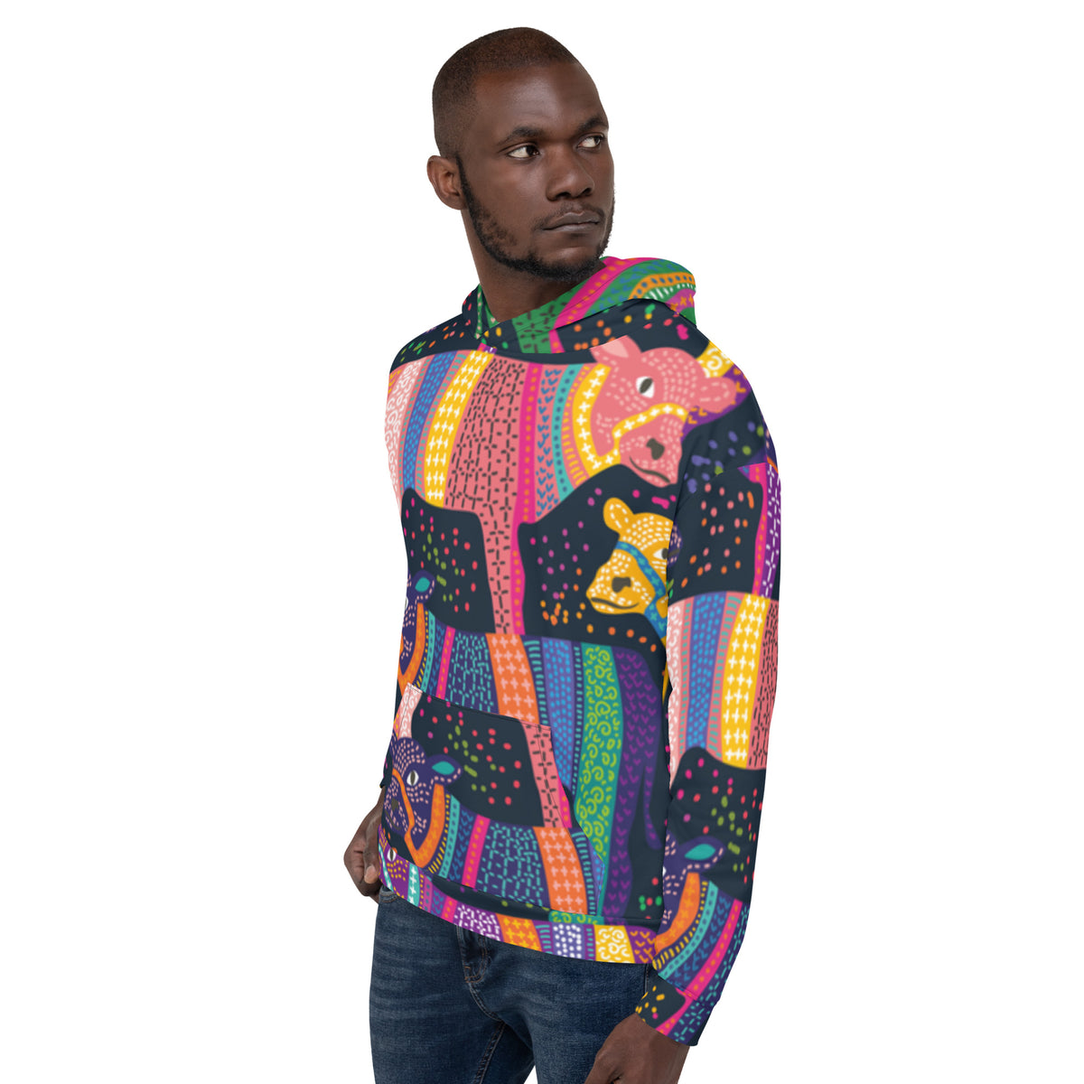 Inspire Unisex Hoodie – Patchwork Folk