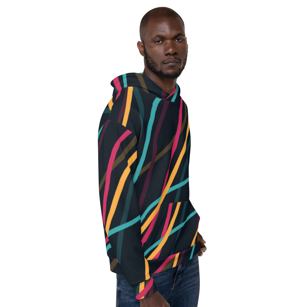 Inspire Unisex Hoodie – Neon Stripe