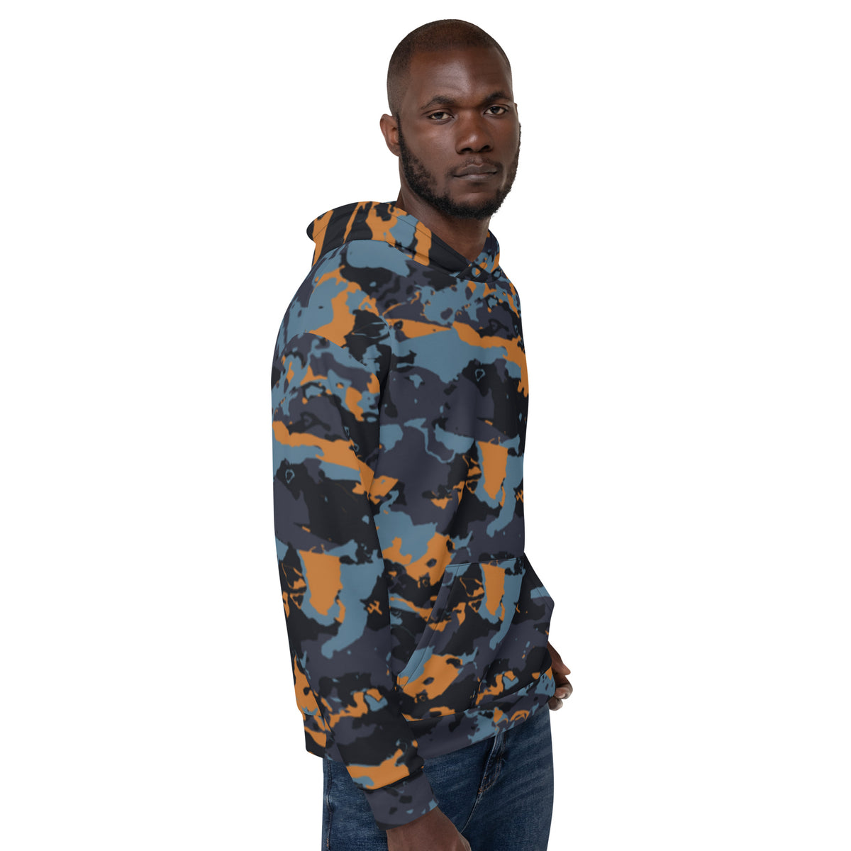 Inspire Unisex Hoodie – Blue Camo