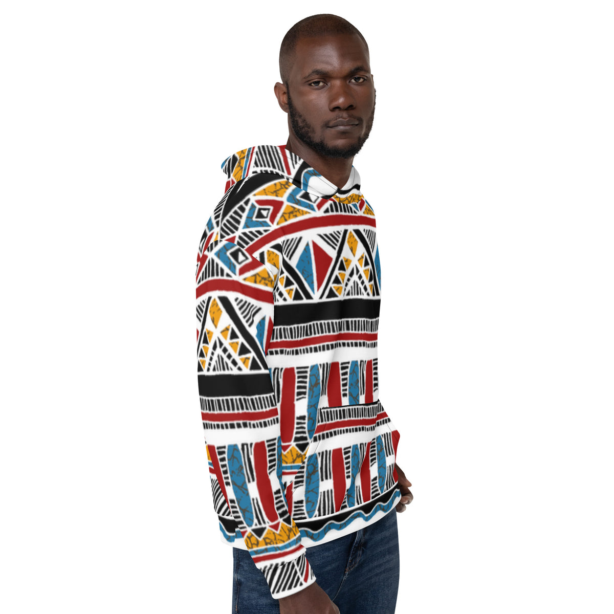 Inspire Unisex Hoodie – Tribal Print