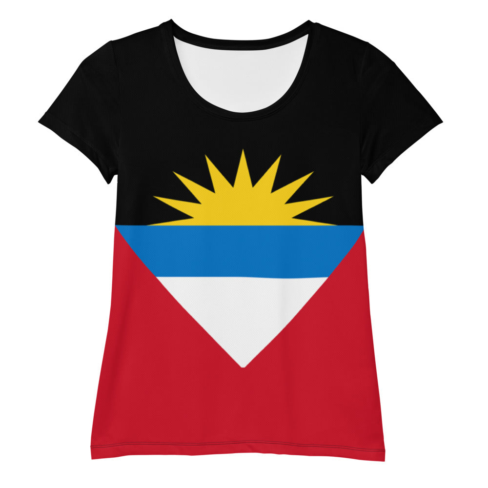 Antigua and Barbuda Women's Athletic T-Shirt