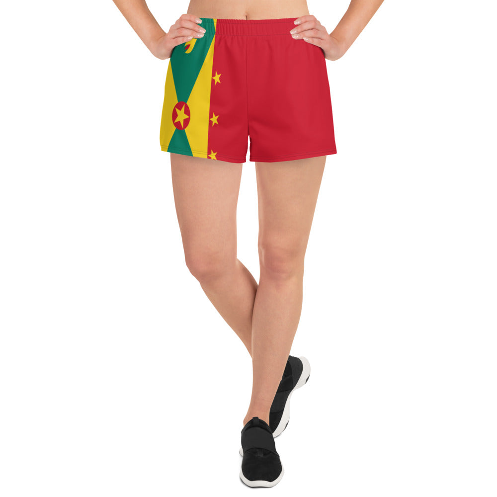 GRENADA WOMEN'S ATHLETIC SHORT SHORTS