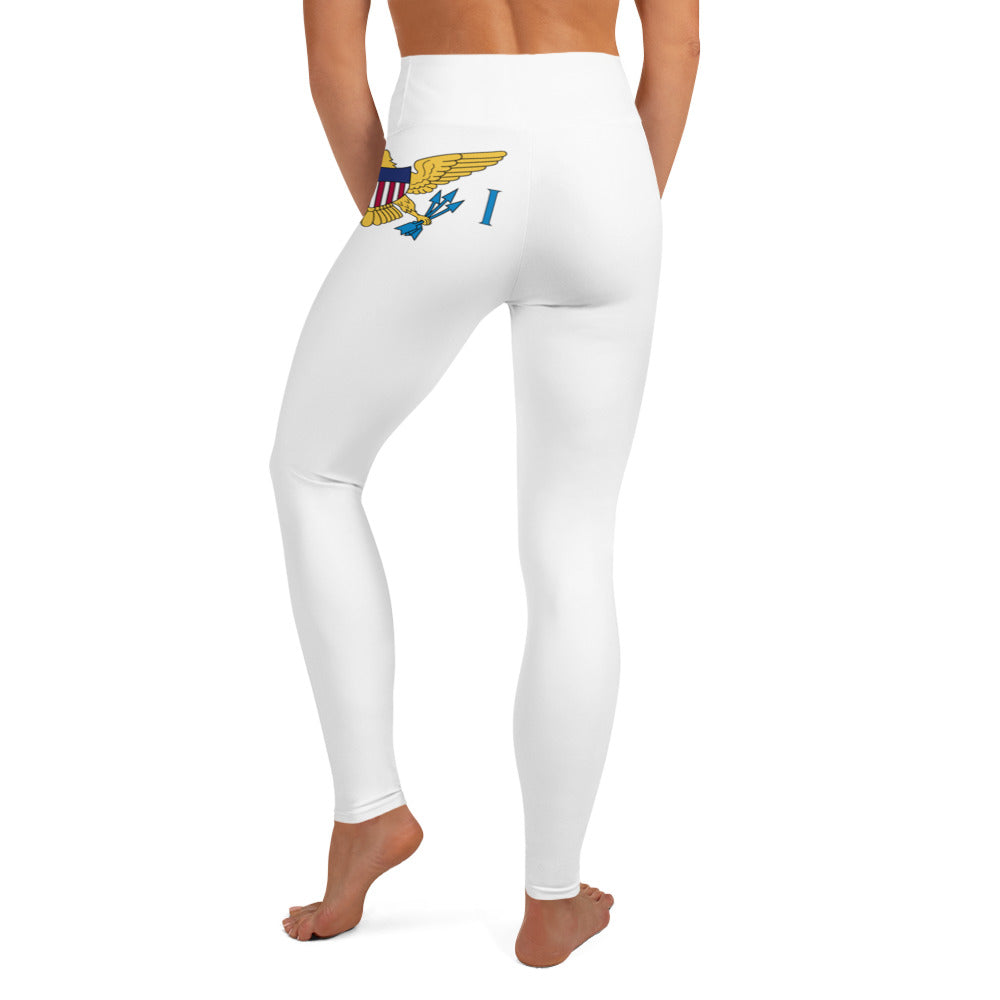 US Virgin Islands Yoga Leggings