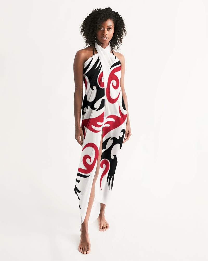Trinidad and Tobago Swimsuit Cover Up – White Tribal