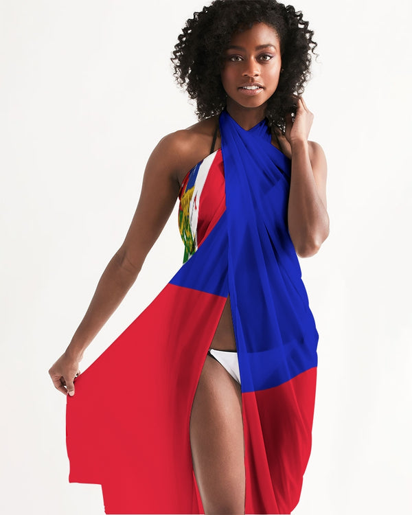 Haiti Swimsuit Cover Up – Full Flag