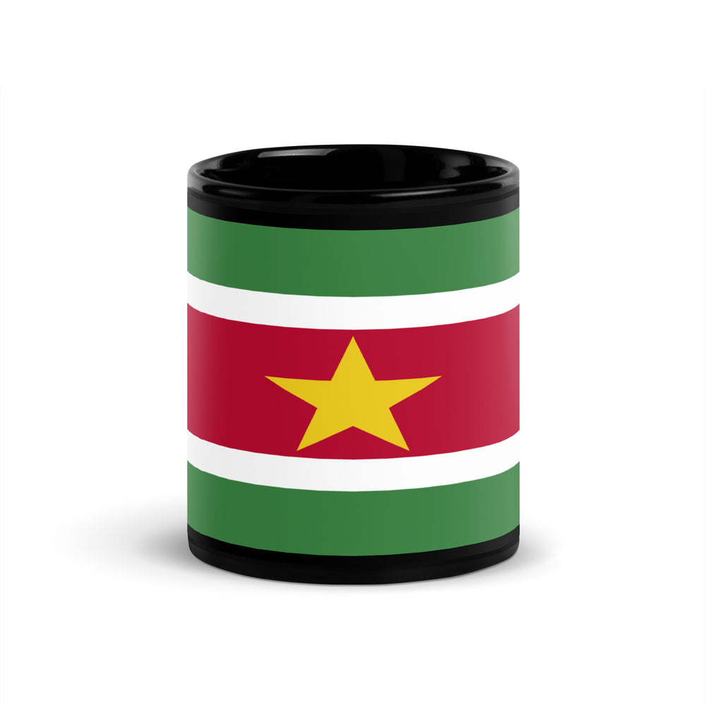 SURINAME BLACK GLOSSY MUG