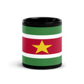 Suriname Black Glossy Mug