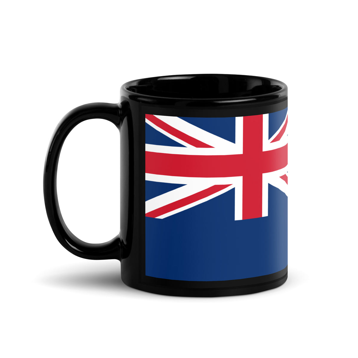 Turks and Caicos Islands Caribbean Black Glossy Mug