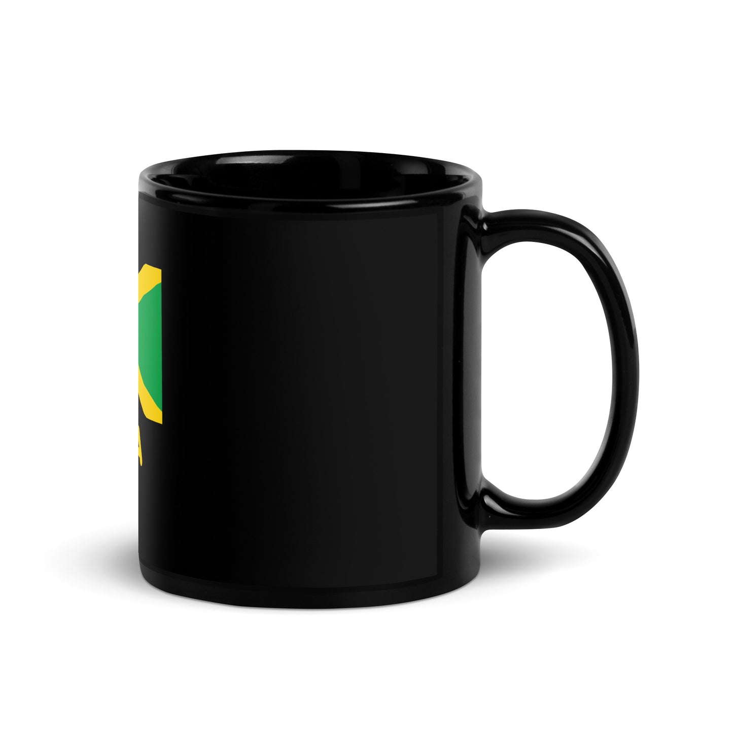 JAMAICA BLACK GLOSSY MUG