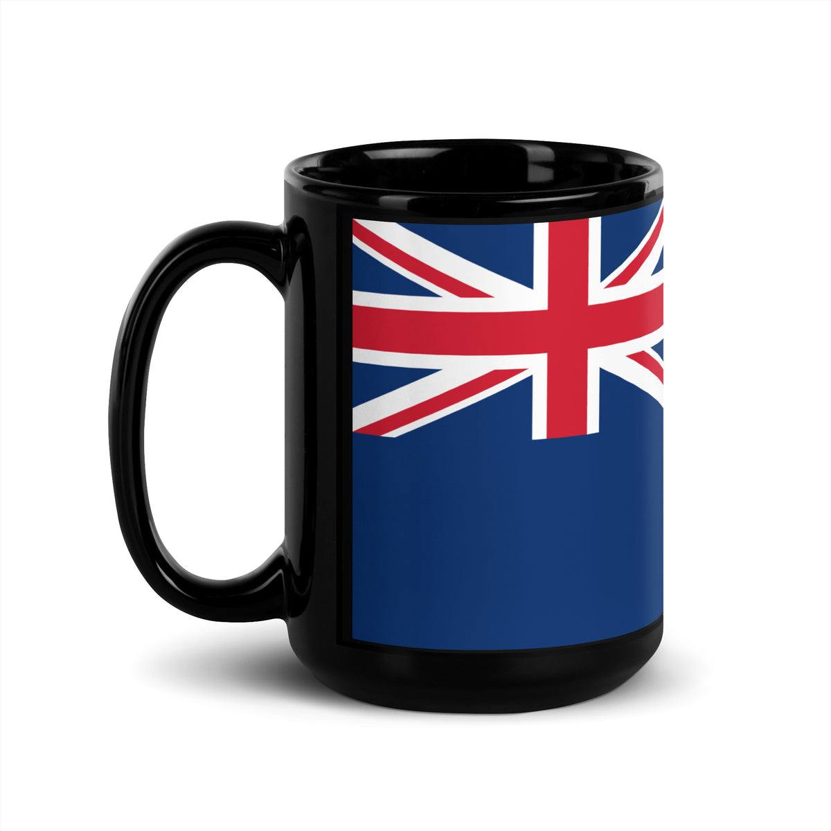 Turks and Caicos Islands Caribbean Black Glossy Mug