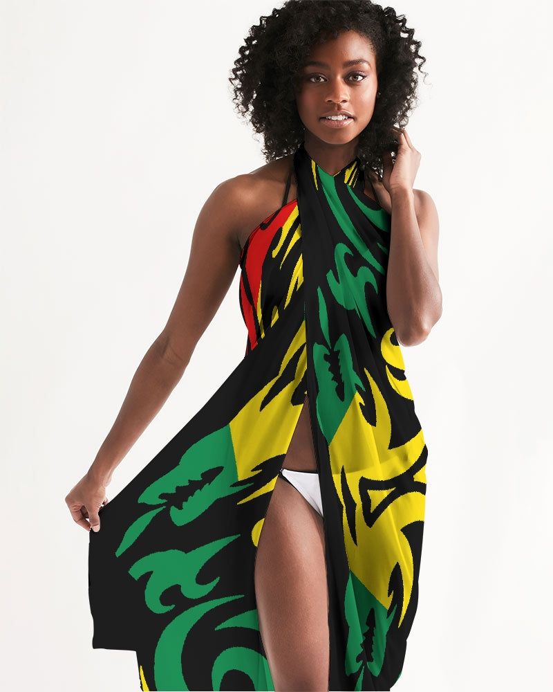 Jamaica Rasta Colors Swimsuit Cover Up