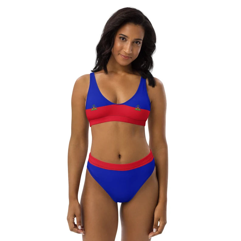 Haiti High-Waisted Bikini