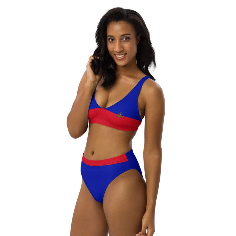 Haiti High-Waisted Bikini