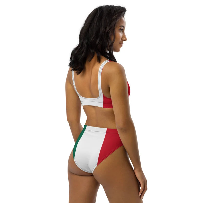 Mexico High-Waisted Bikini