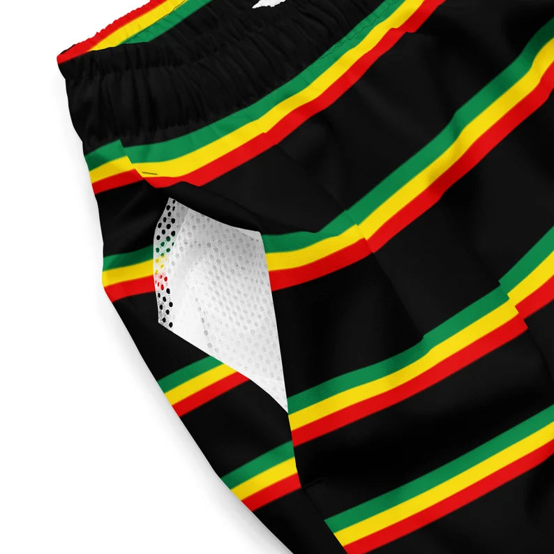 Jamaica Men's Swim Trunks – Rasta Stripes