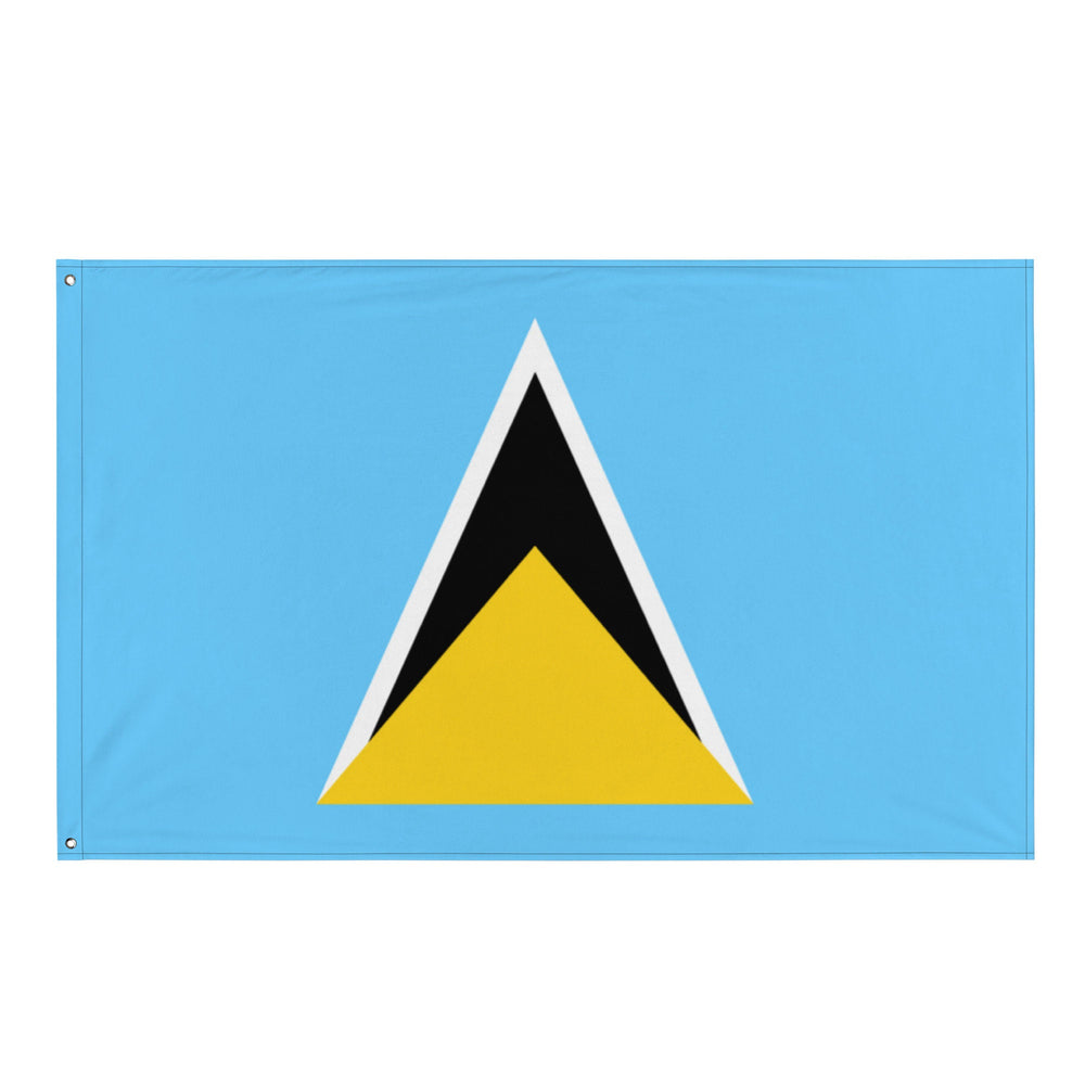 SAINT LUCIA PATRIOTIC FLAG