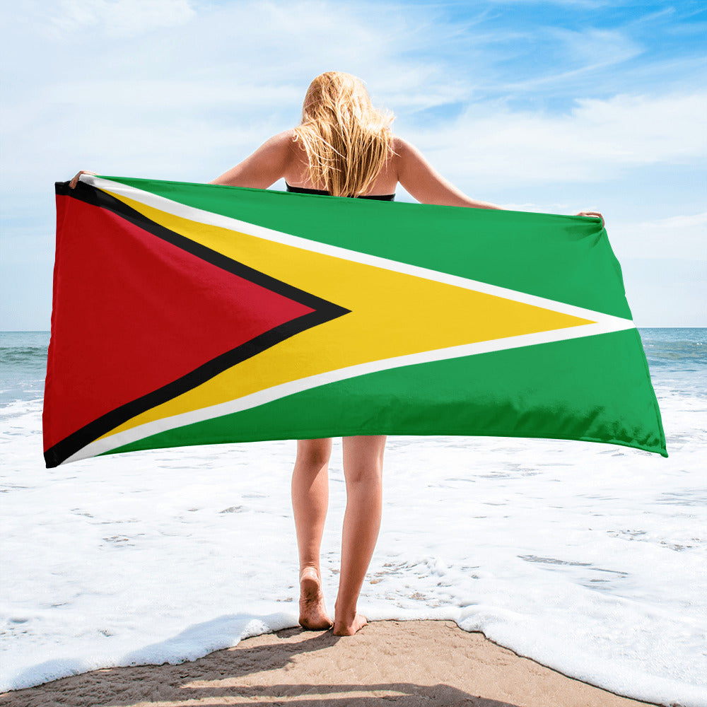 Guyana Patriotic Beach Towel