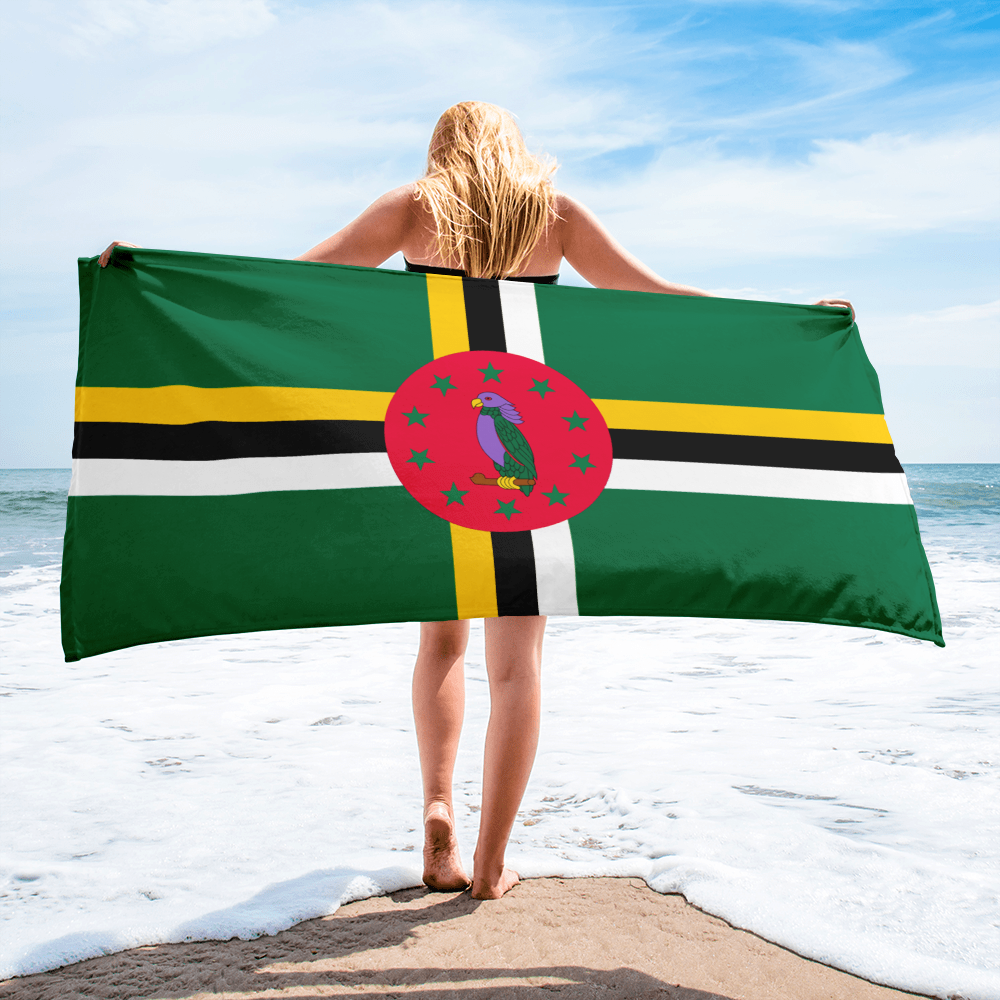 DOMINICA PATRIOTIC BEACH TOWEL