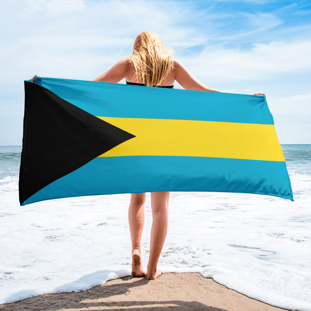 The Bahamas Patriotic Beach Towel