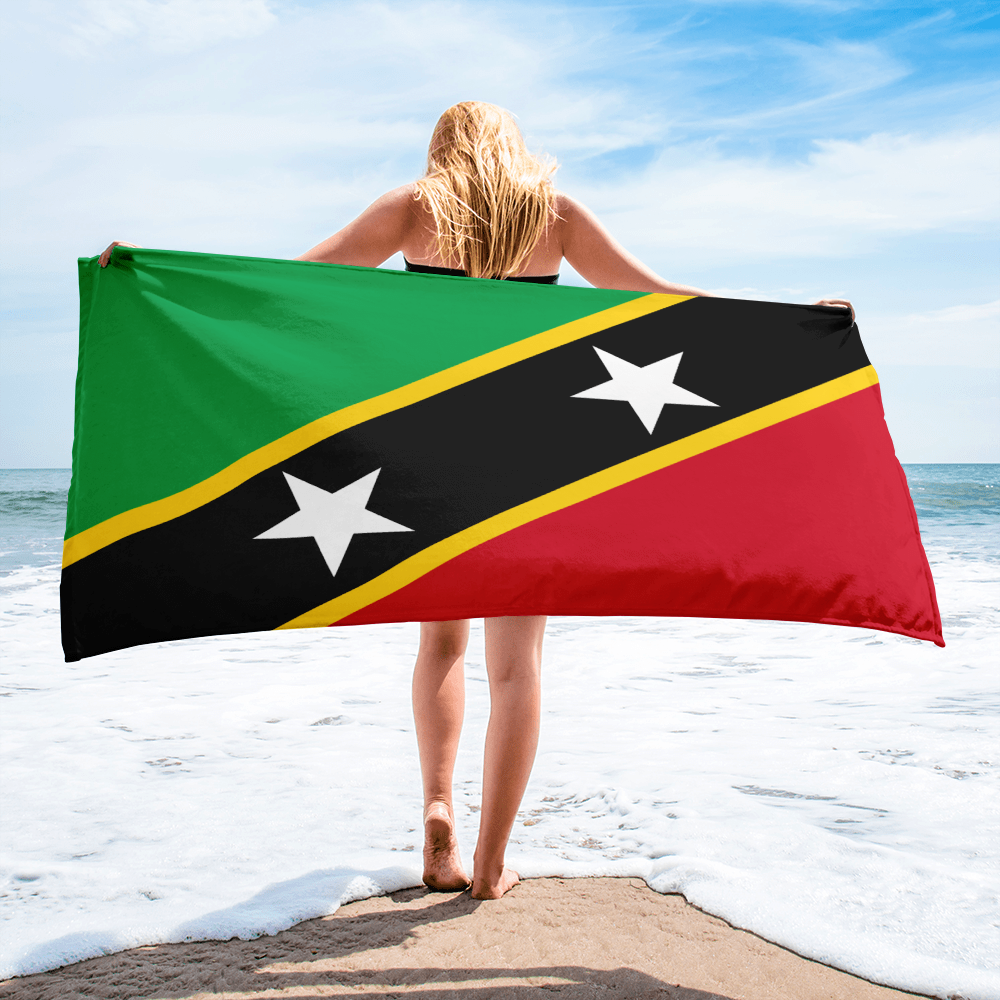 Saint Kitts and Nevis Patriotic Towel