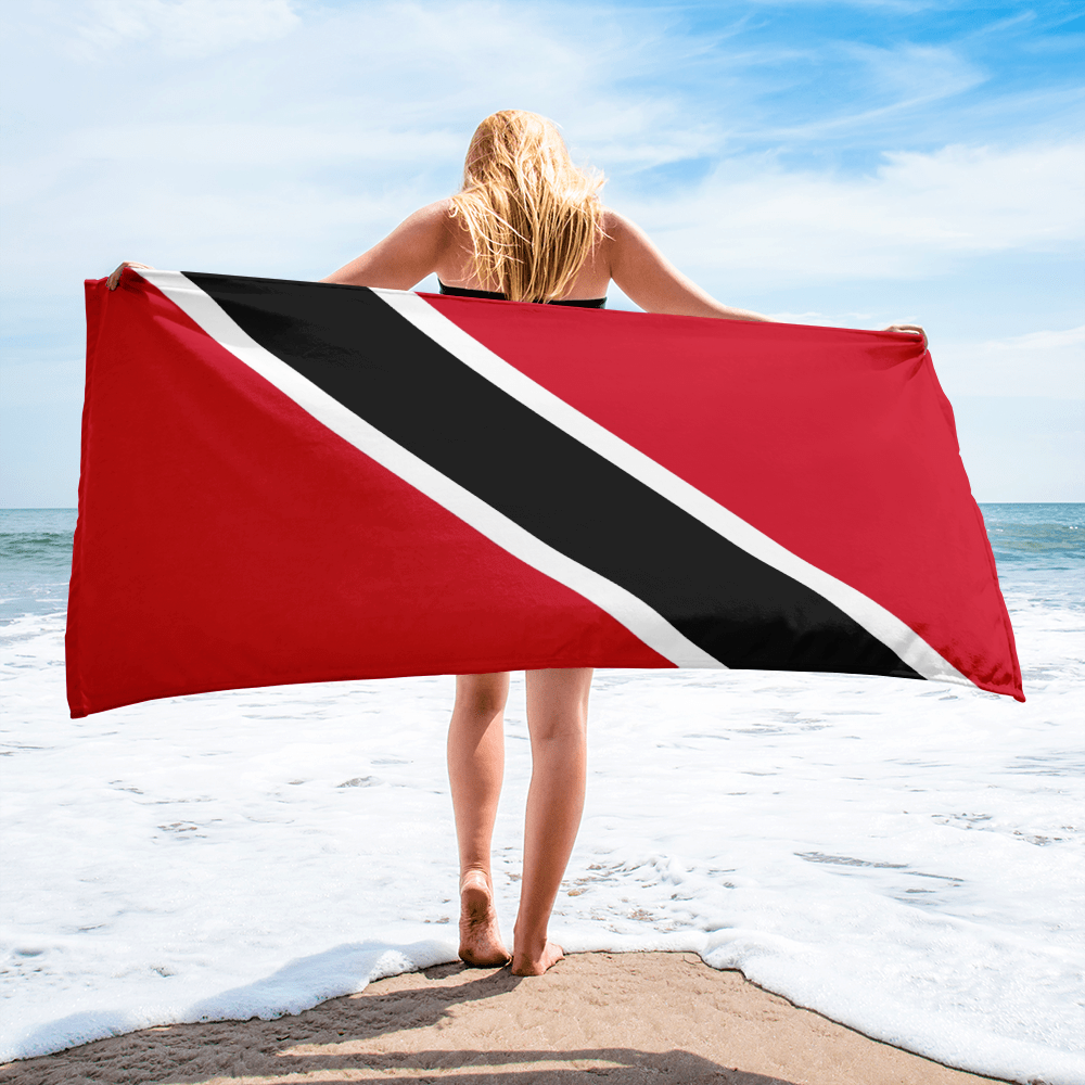 Trinidad and Tobago Patriotic Beach Towel